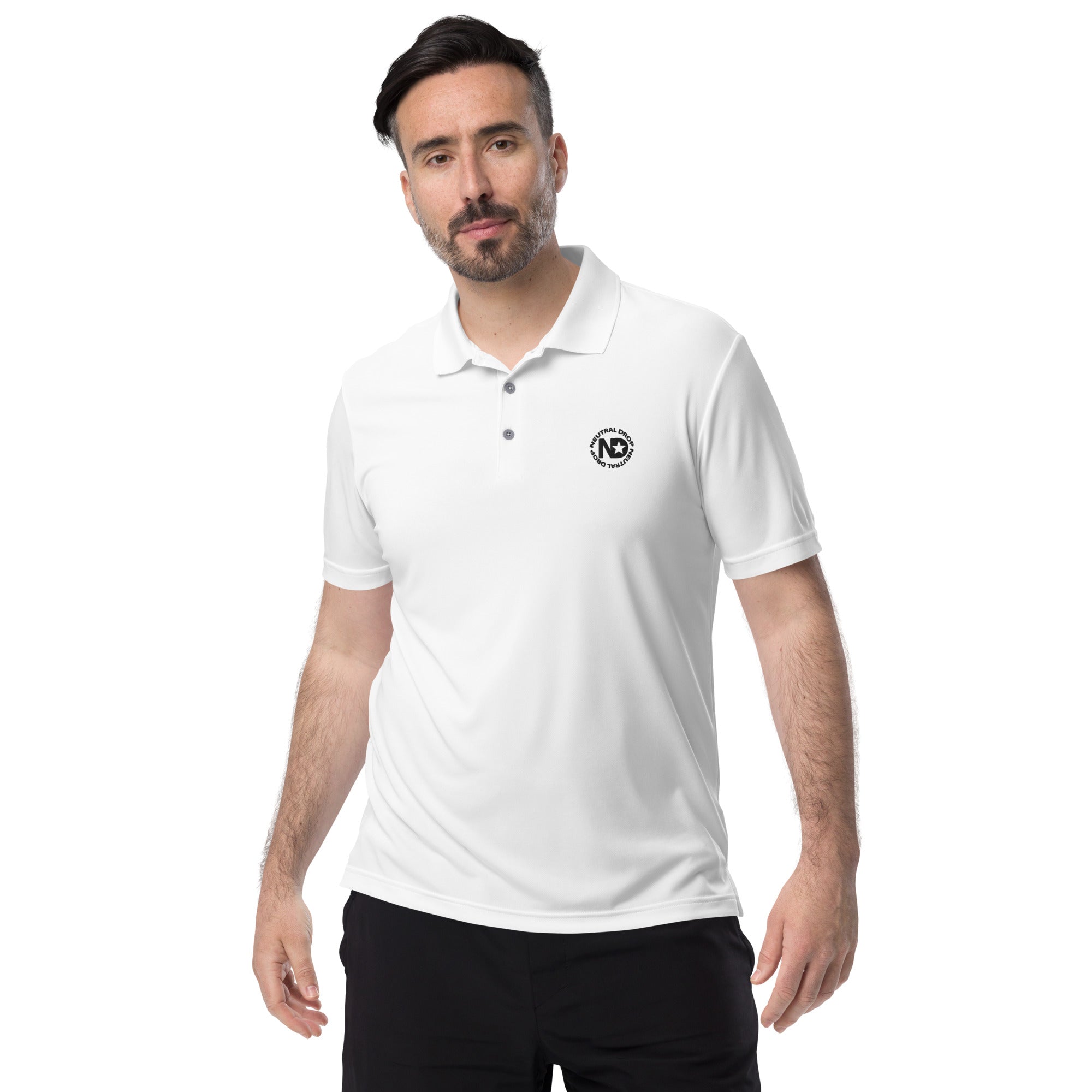 adidas performance polo shirt w/Neutral Drop Logo