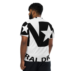 Recycled unisex sports jersey with Neutral Drop Logo