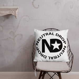 Neutral Drop Logo Premium Pillow