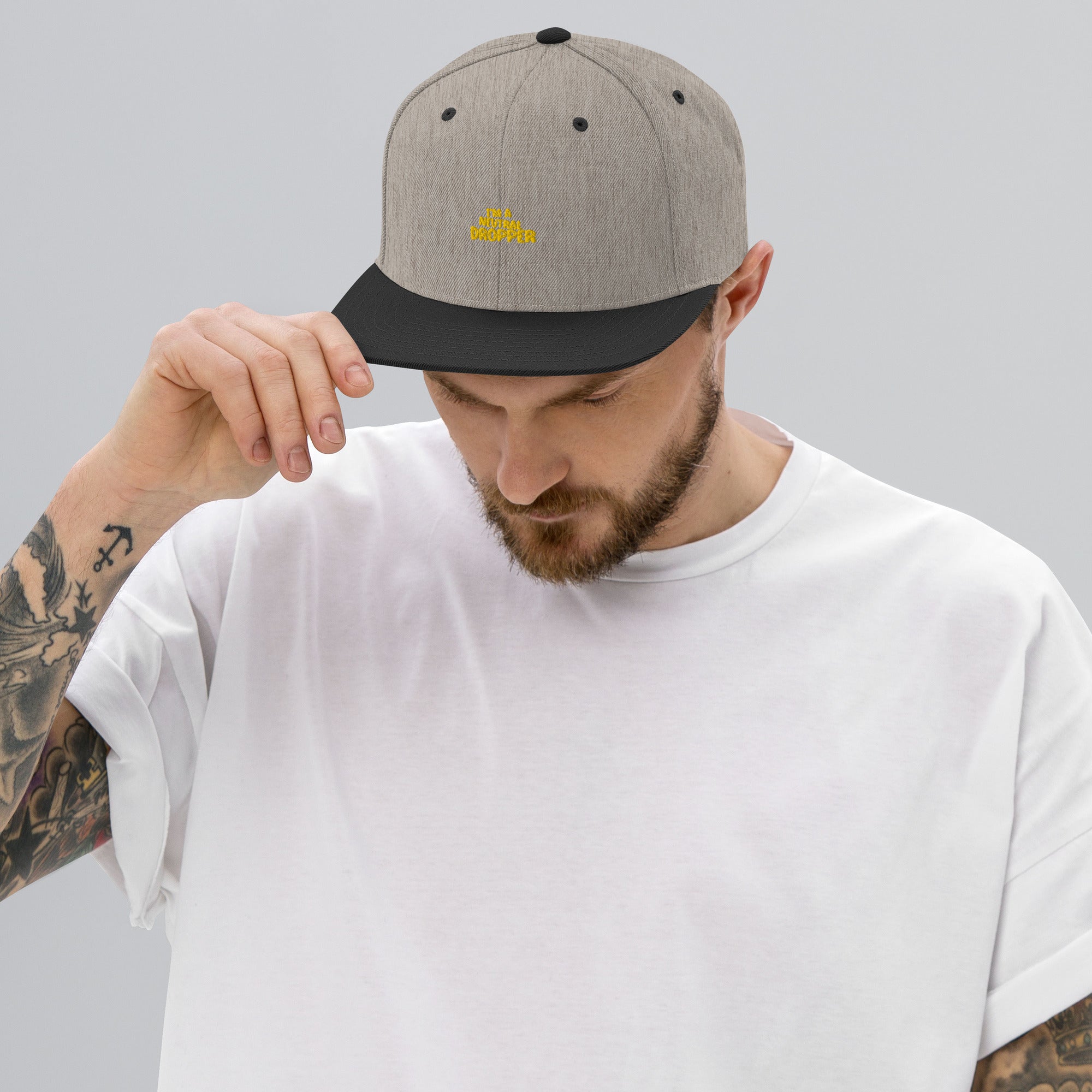 I'm a Neutral Dropper Snapback Hat