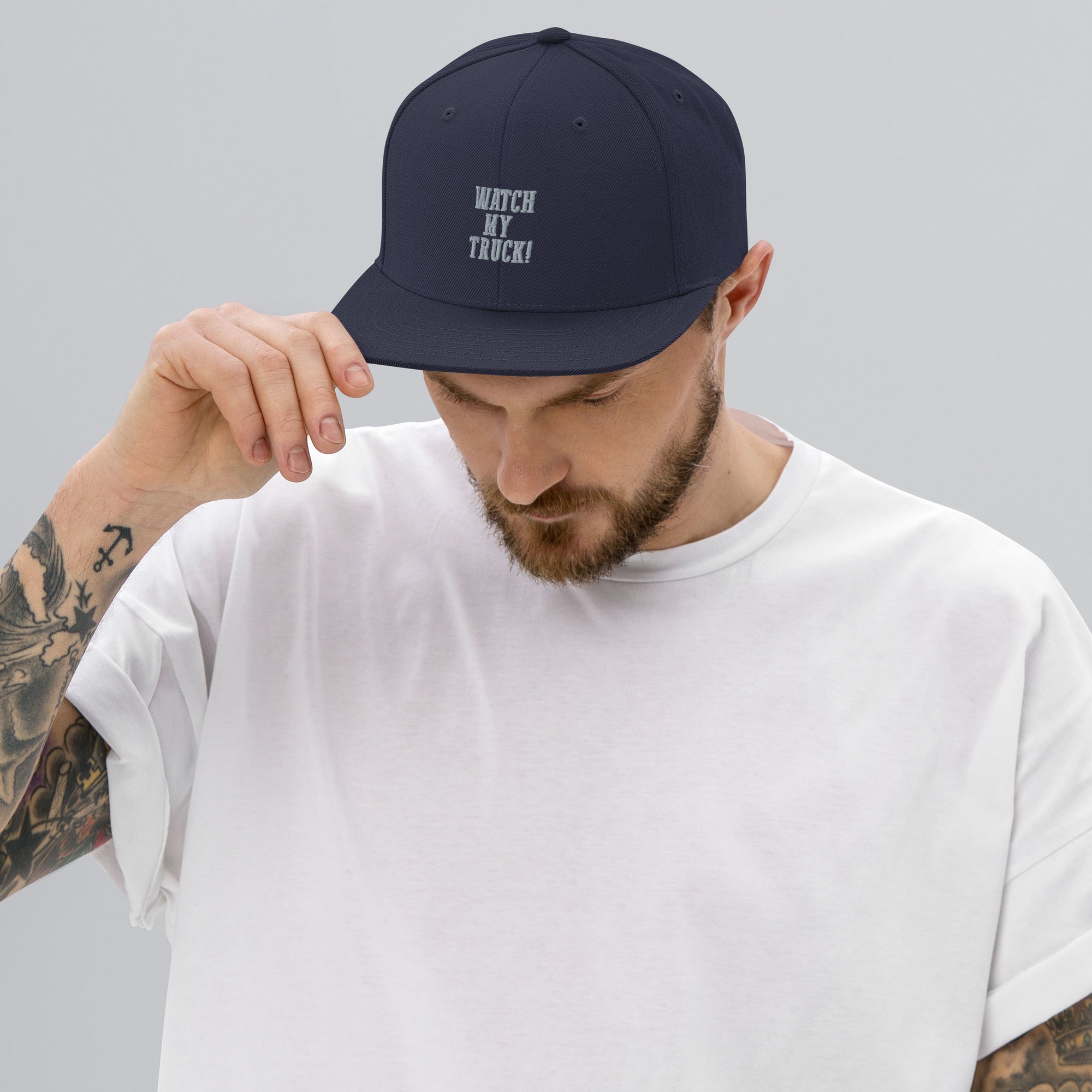 Watch My Truck! Snapback Hat
