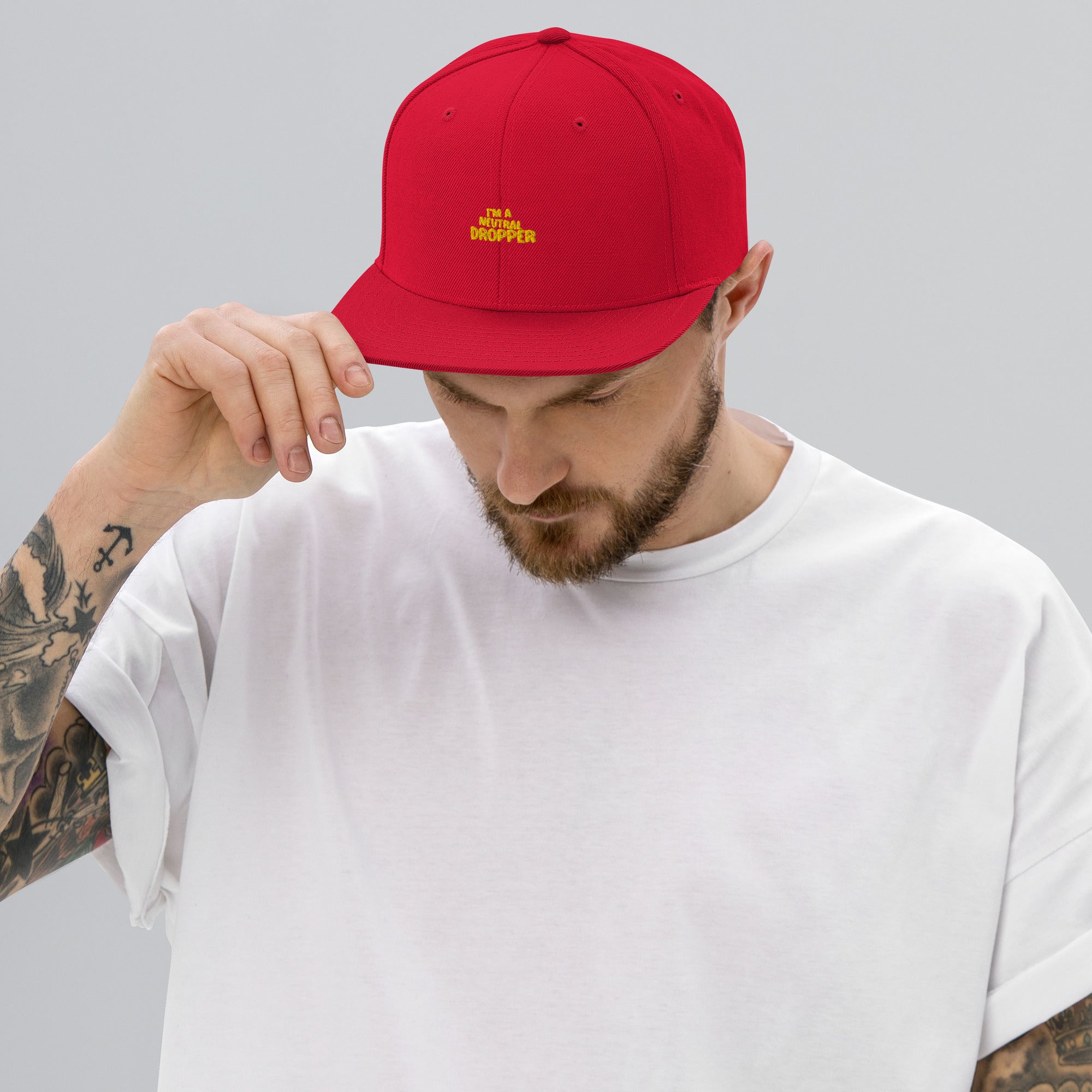 I'm a Neutral Dropper Snapback Hat