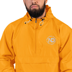 Neutral Drop Embroidered Champion Packable Jacket