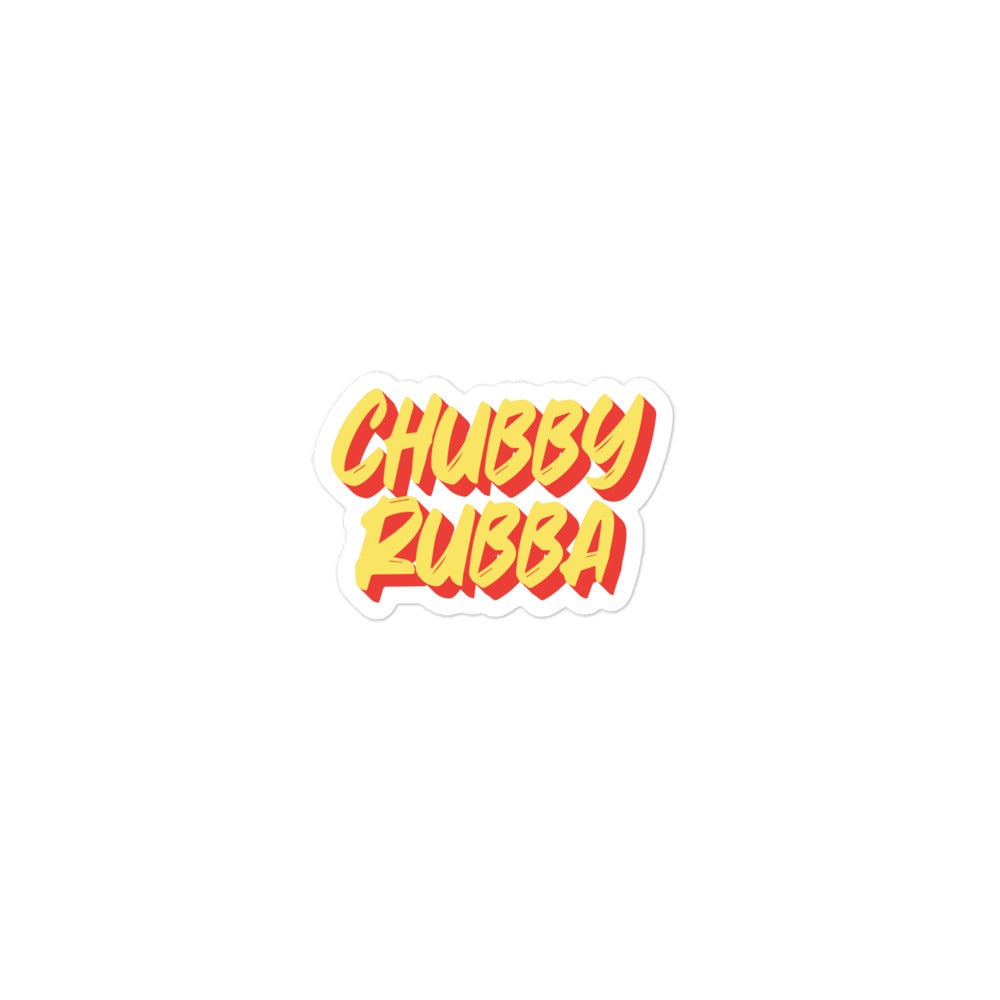 Chubby Rubba Bubble-free sticker