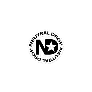 Neutral Drop Logo Bubble-free stickers