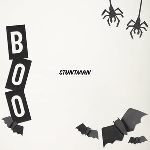 Stuntman Bubble-free sticker
