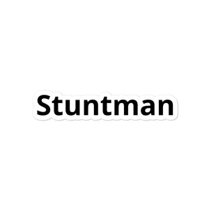 Stuntman Bubble-free stickers