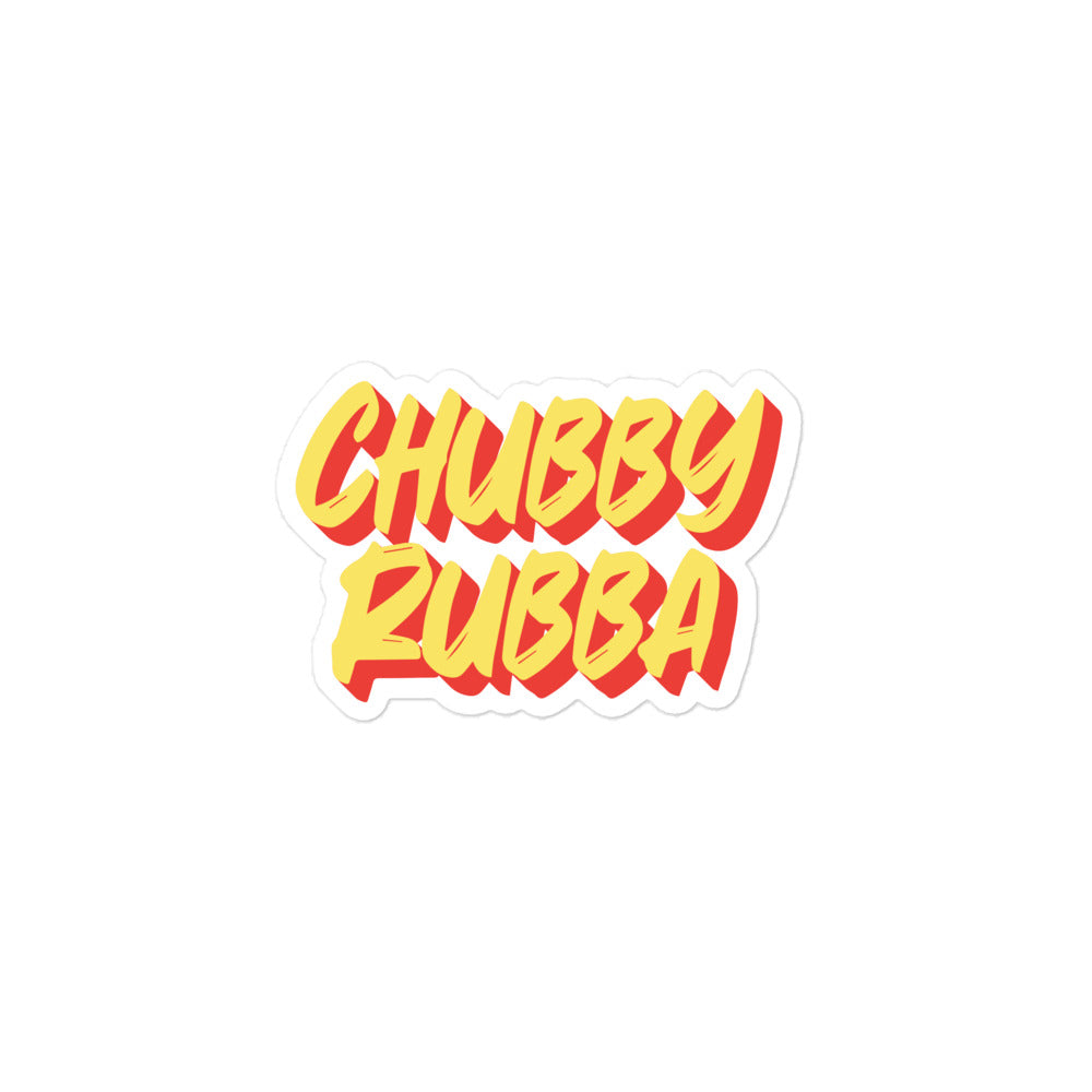 Chubby Rubba Bubble-free sticker