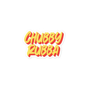 Chubby Rubba Bubble-free sticker