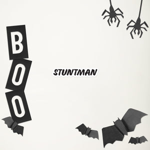 Stuntman Bubble-free sticker