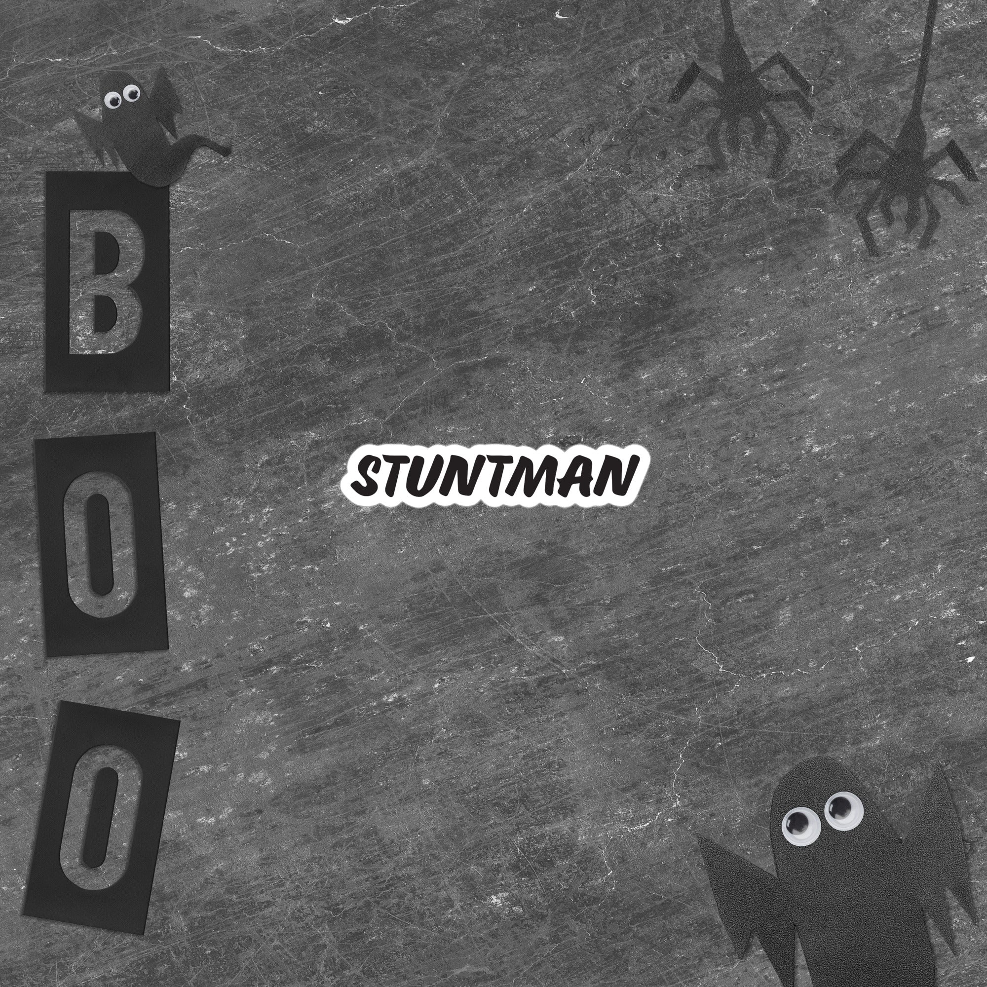Stuntman Bubble-free sticker