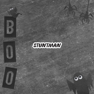 Stuntman Bubble-free sticker