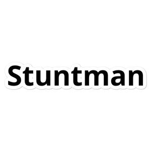 Stuntman Bubble-free stickers