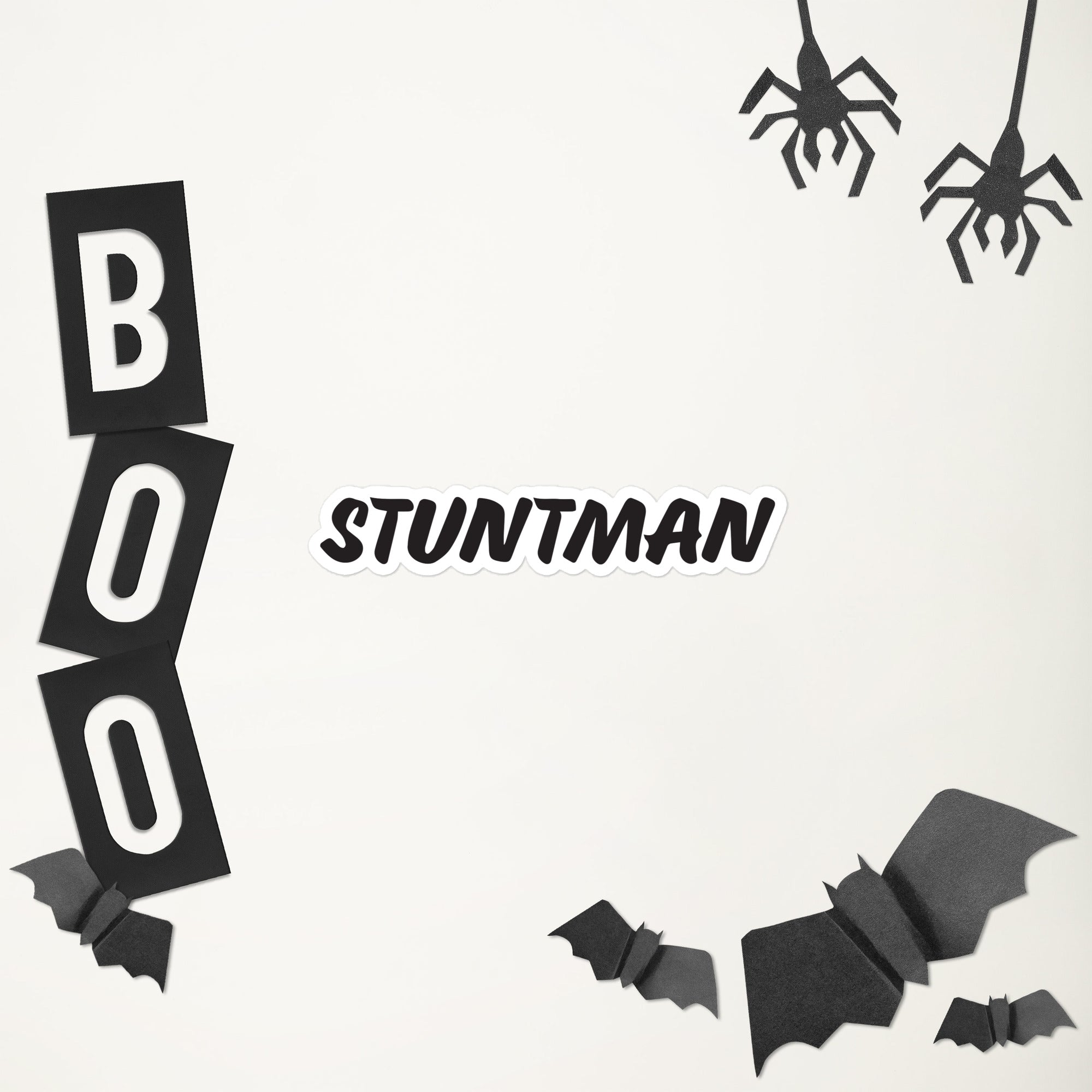 Stuntman Bubble-free sticker