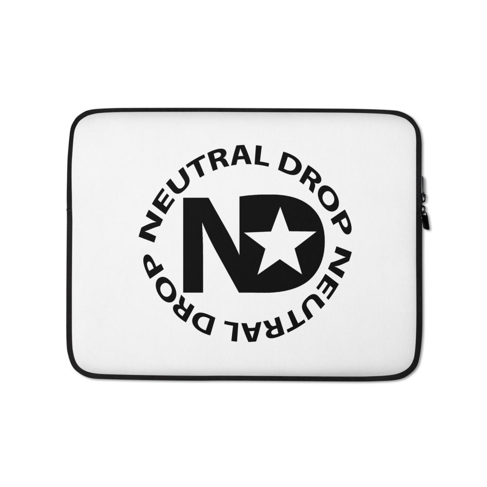 Neutral Drop Logo Laptop Sleeve