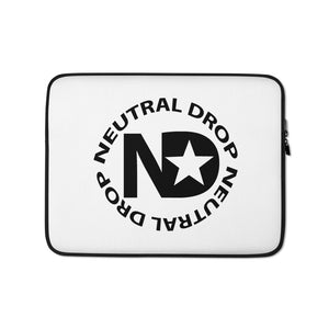 Neutral Drop Logo Laptop Sleeve