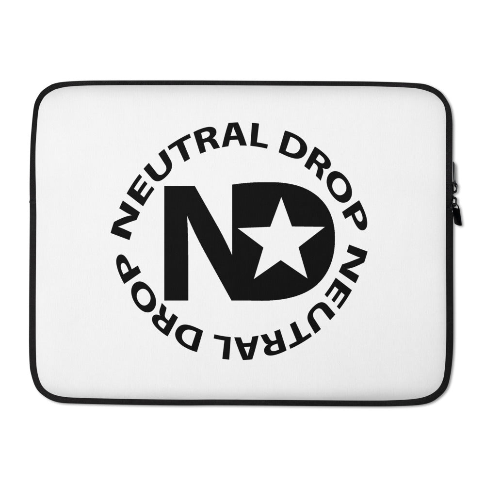 Neutral Drop Logo Laptop Sleeve