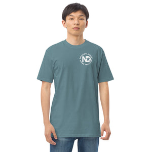 Men’s premium heavyweight tee with Neutral Drop logo on front and back