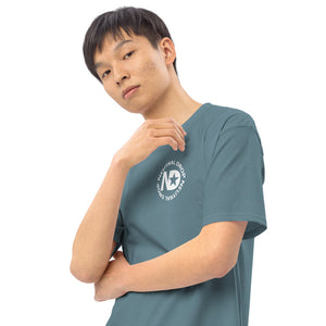 Men’s premium heavyweight tee with Neutral Drop logo on front and back