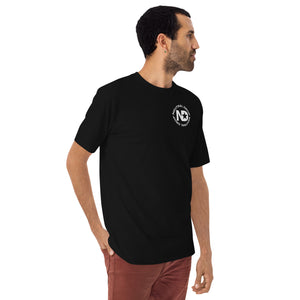 Men’s premium heavyweight tee with Neutral Drop Logo on Front and Back