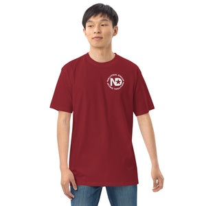 Men’s premium heavyweight tee with Neutral Drop logo on front and back