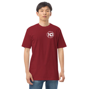 Men’s premium heavyweight tee with Neutral Drop logo on front and back