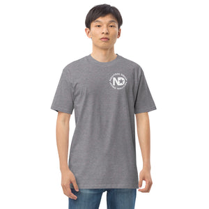 Men’s premium heavyweight tee with Neutral Drop logo on front and back