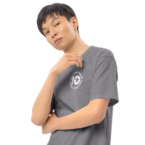 Men’s premium heavyweight tee with Neutral Drop logo on front and back