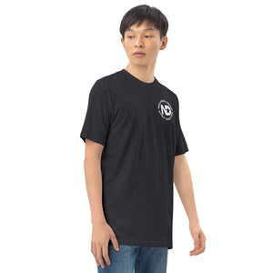 Men’s premium heavyweight tee with Neutral Drop logo on front and back