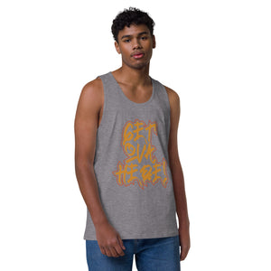 Get Ova Here! Men’s premium tank top