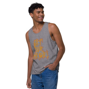 Get Ova Here! Men’s premium tank top