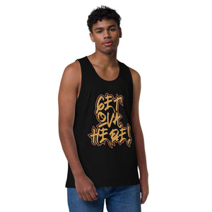 Get Ova Here! Men’s premium tank top