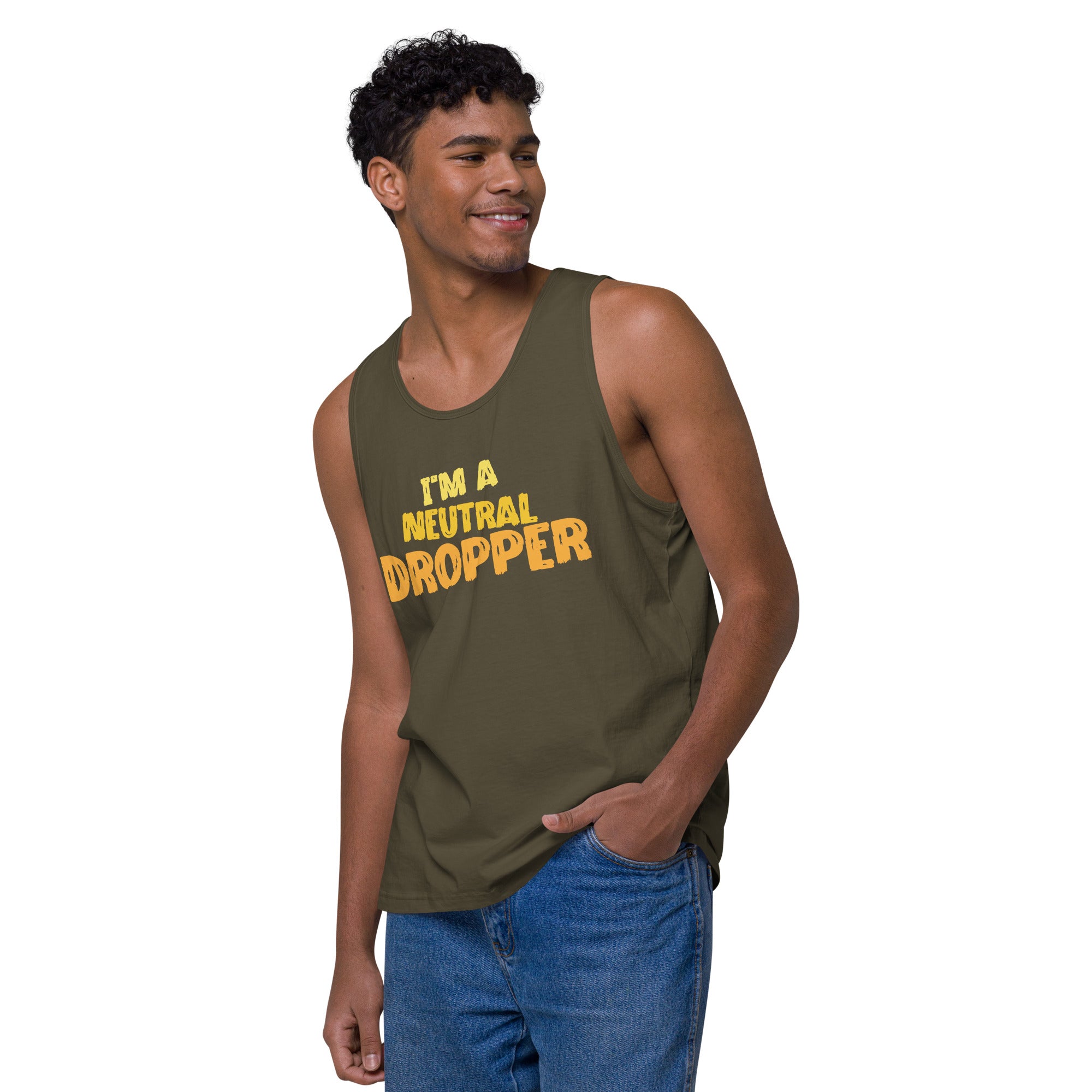 I'm a Neutral Dropper Men’s premium tank top