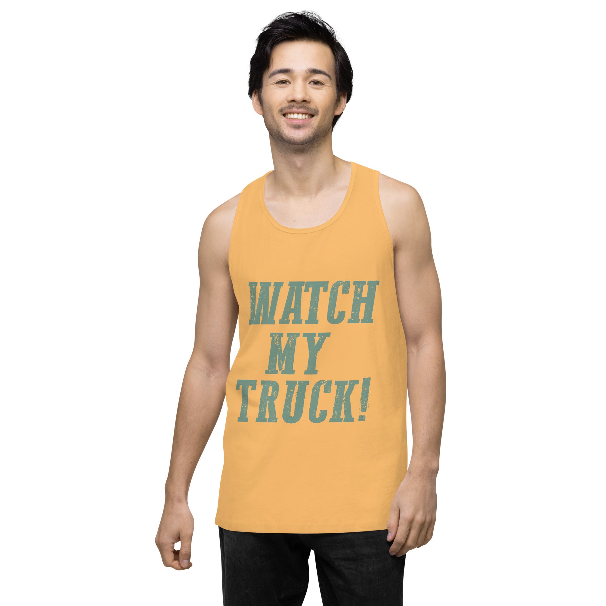 Watch My Truck! Men’s premium tank top