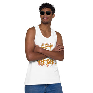 Get Ova Here! Men’s premium tank top