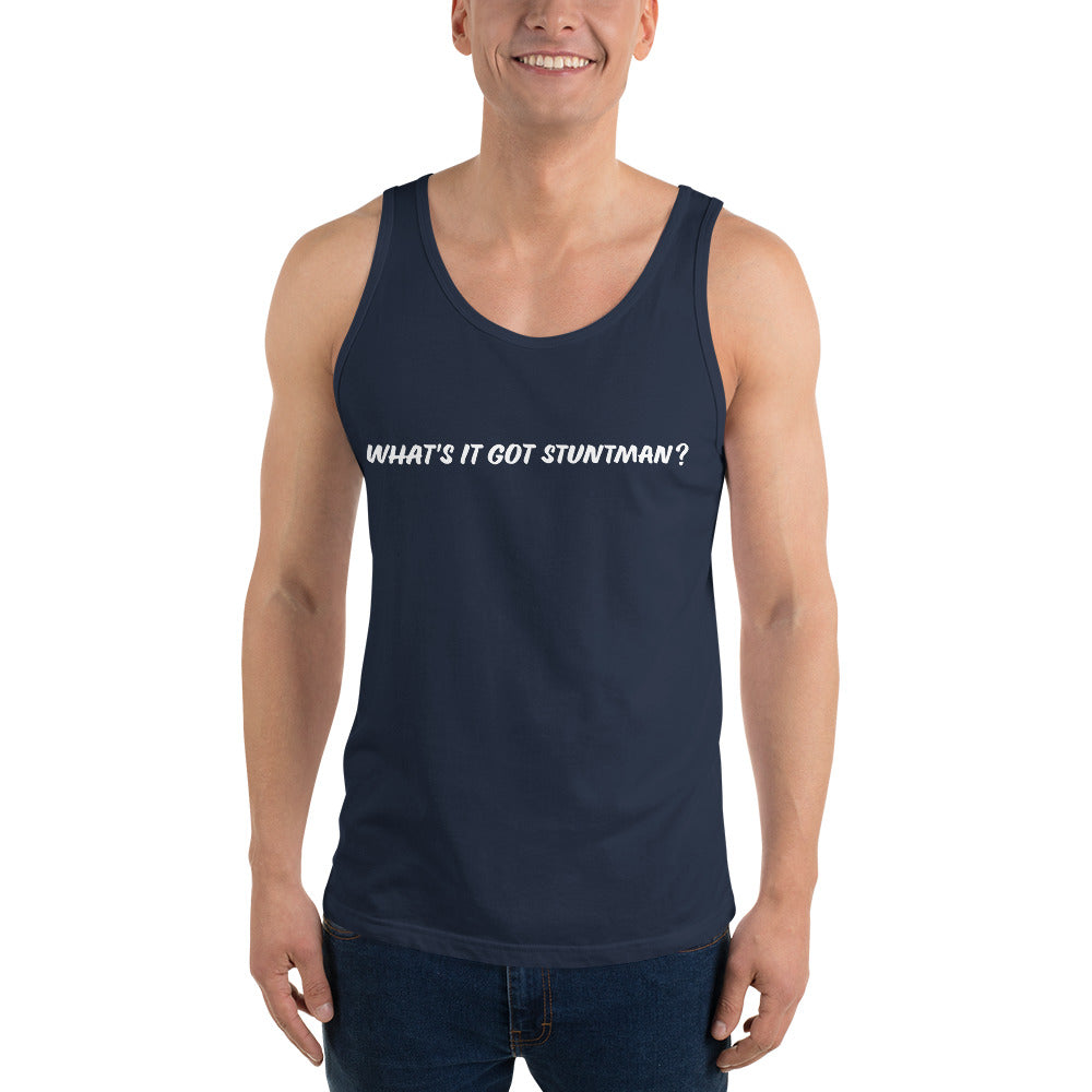 What's It Got Stuntman Unisex Tank Top