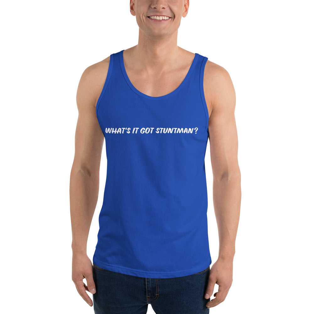 What's It Got Stuntman Unisex Tank Top