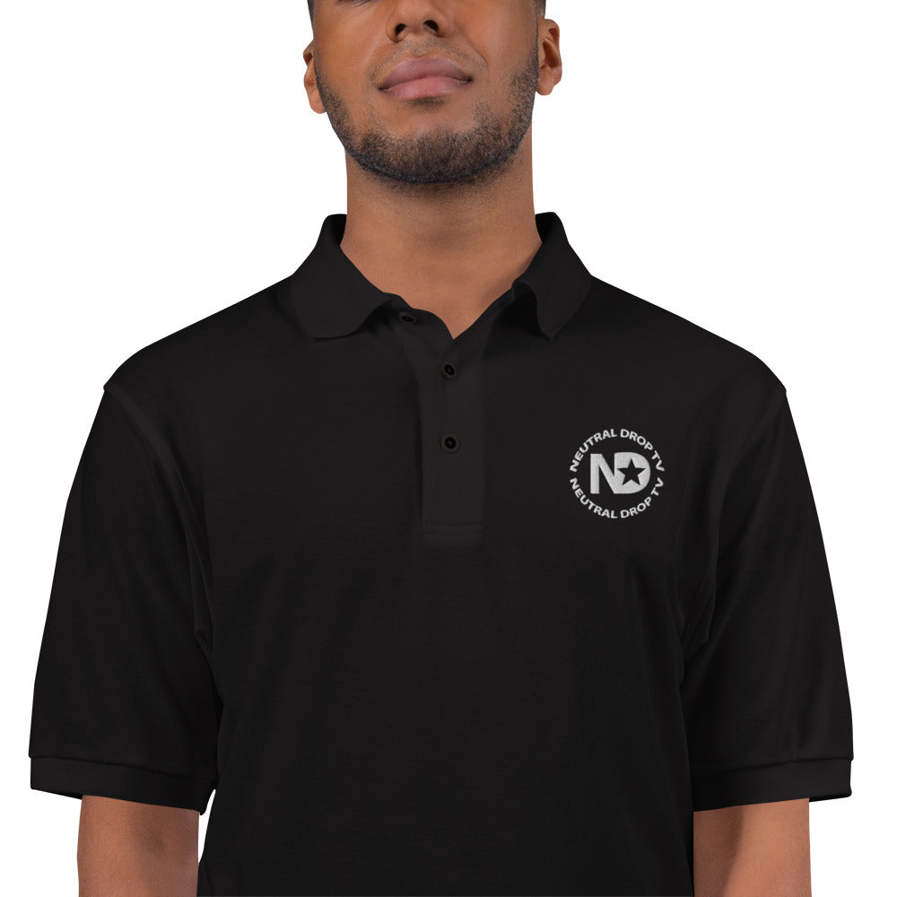 Neutral Drop Logo Polo Shirt