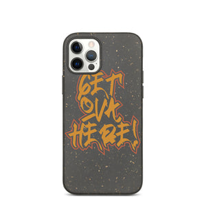 Get Ova Here! Speckled iPhone case