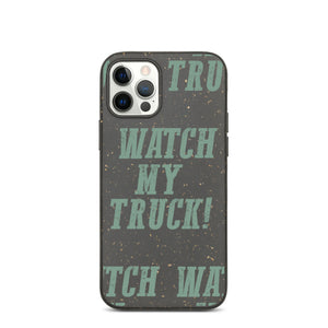 Watch My Truck Speckled iPhone case