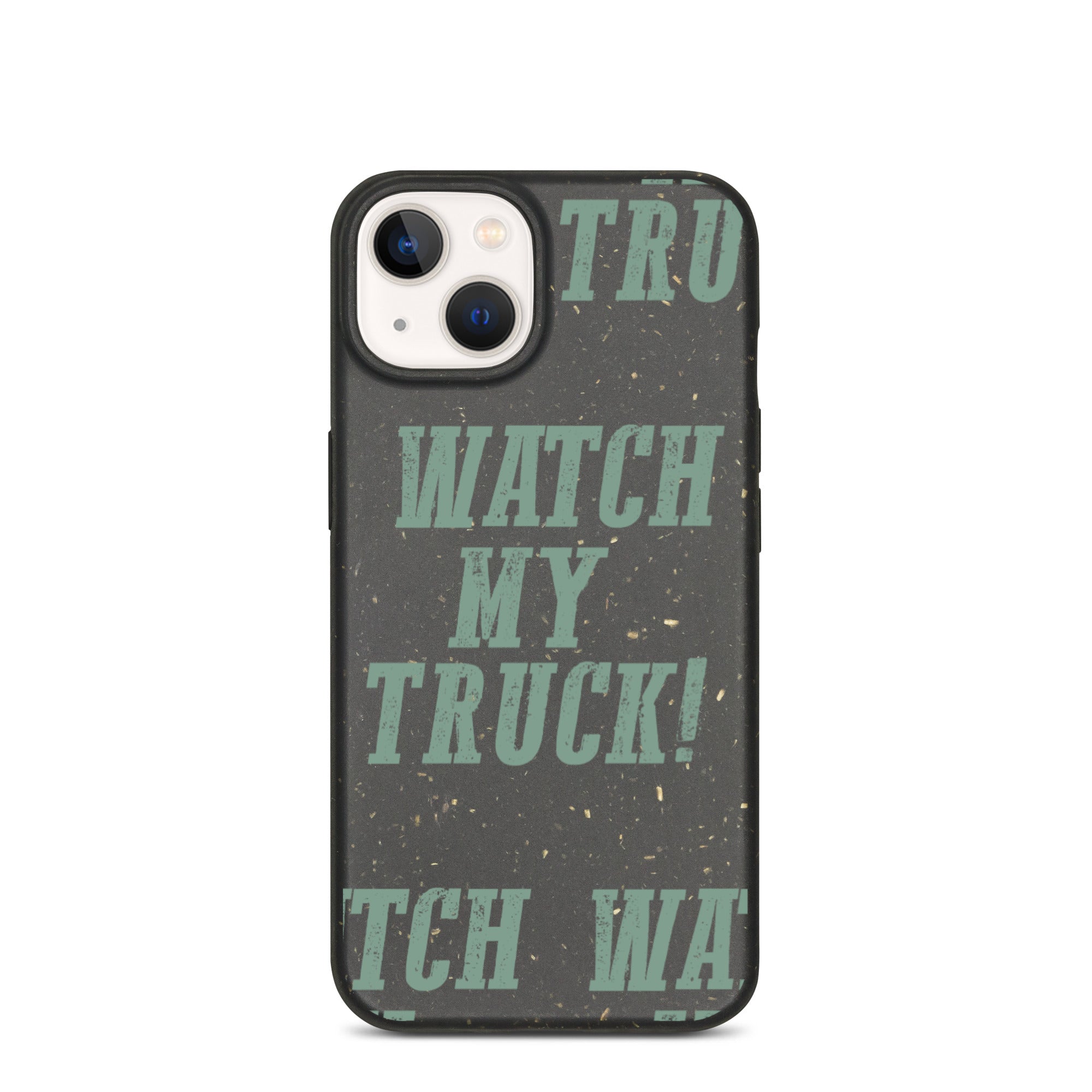 Watch My Truck Speckled iPhone case