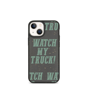 Watch My Truck Speckled iPhone case