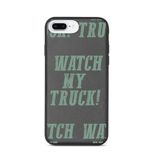 Watch My Truck Speckled iPhone case