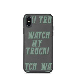 Watch My Truck Speckled iPhone case