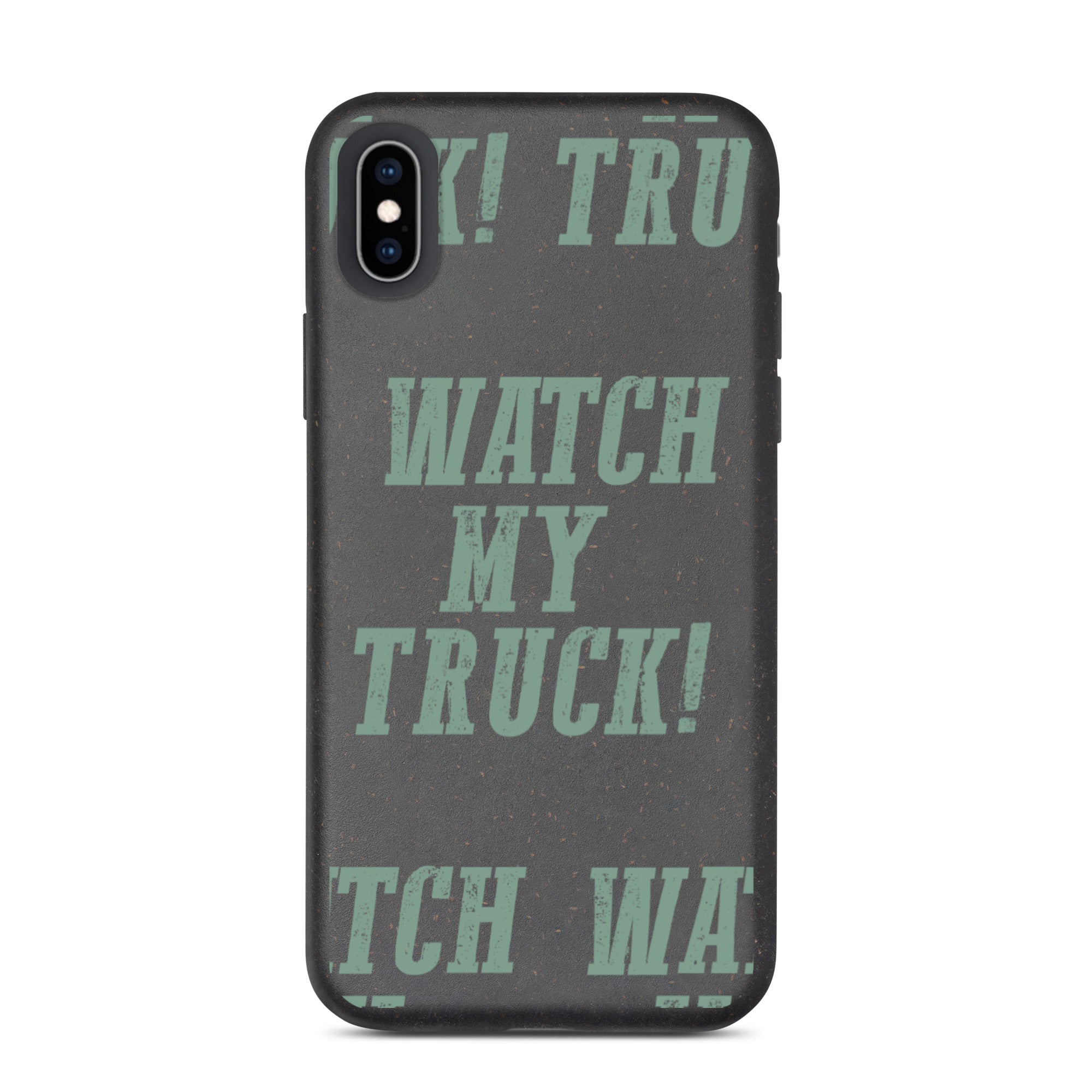 Watch My Truck Speckled iPhone case