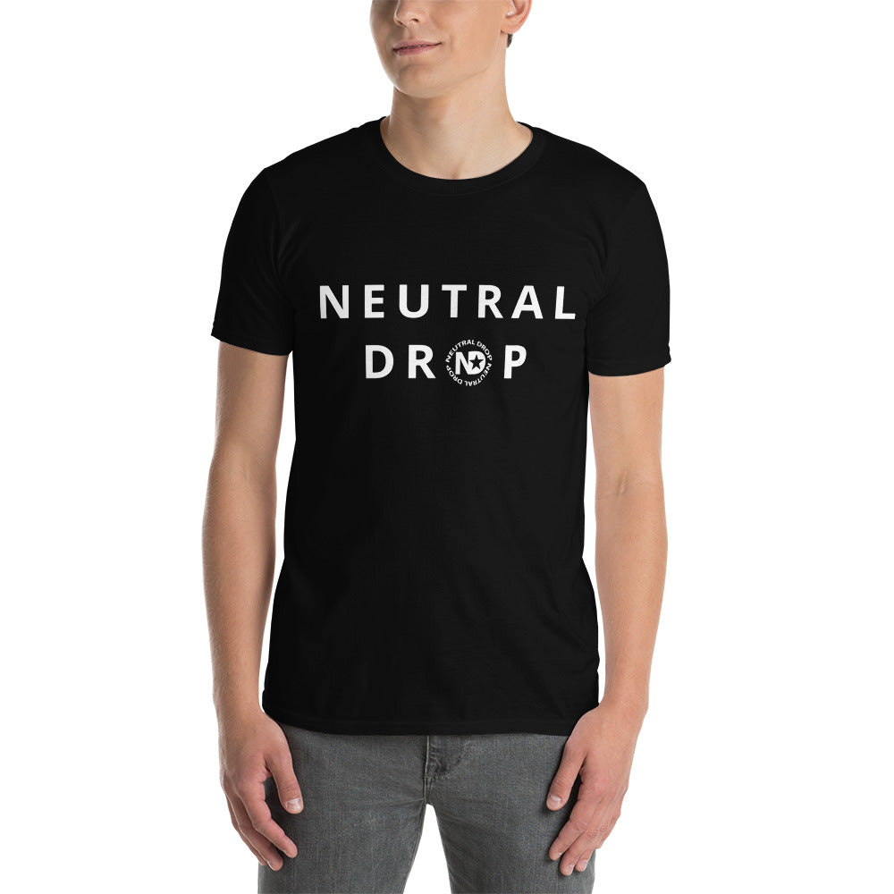 Neutral Drop Logo Short-Sleeve Unisex T-Shirt