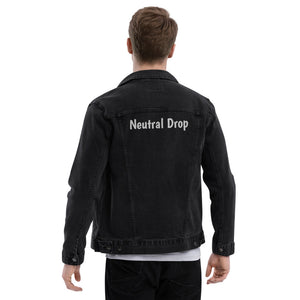 Unisex Denim Jacket With Neutral Drop On The Back