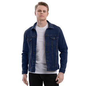 Unisex Denim Jacket With Neutral Drop On The Back