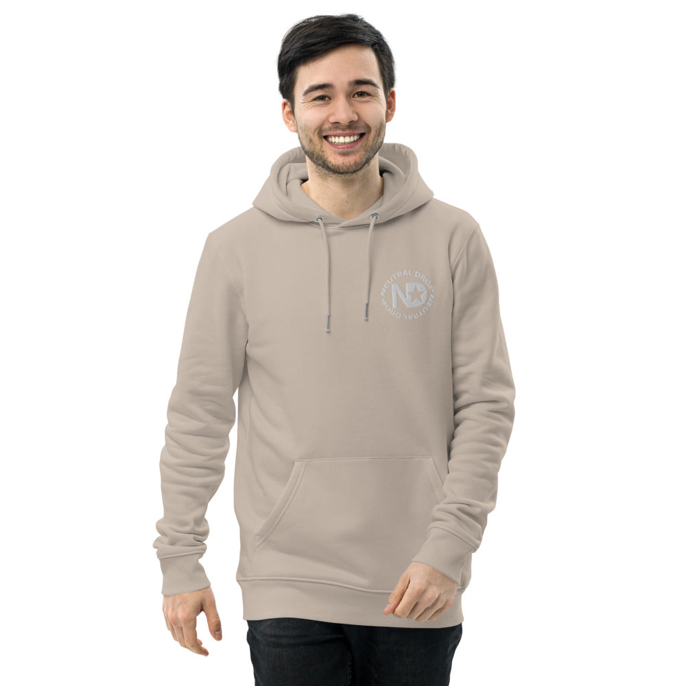 Neutral Drop Logo Unisex essential eco hoodie