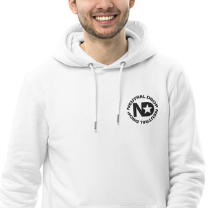 Embroidered Neutral Drop Logo Unisex essential eco hoodie
